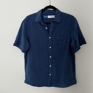 Old Navy Casual Linen Blend Button Down